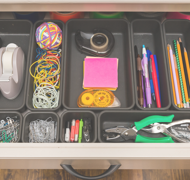 Another organizing tip is to invest in drawer organizers